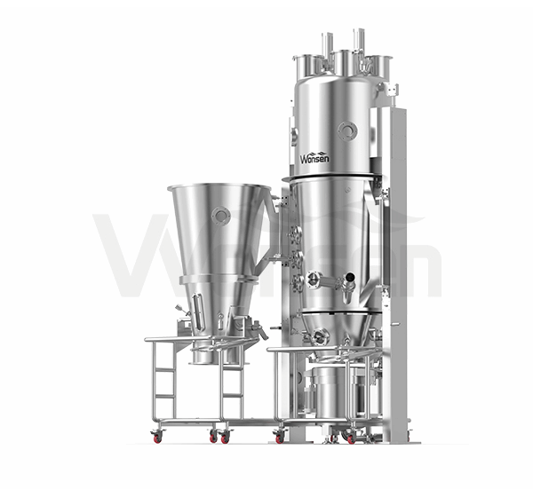 Multifunctional fluid bed granulator for solid preparation