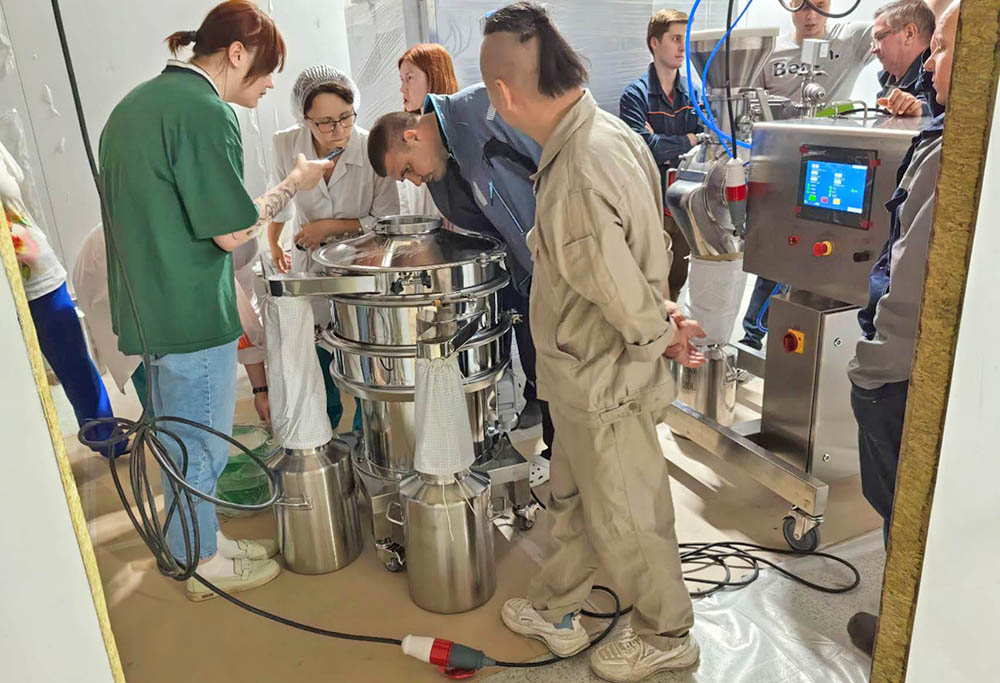 solid dosage processing line