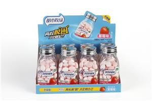 Dreieckiges Flaschendesign Vitamin C Zuckerfreie Minze Candy Fruchtaromen für frischen Atem