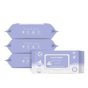 Oem Nonwoven Fabric Wet Wipes Biodegradable Baby Wipes Flushable