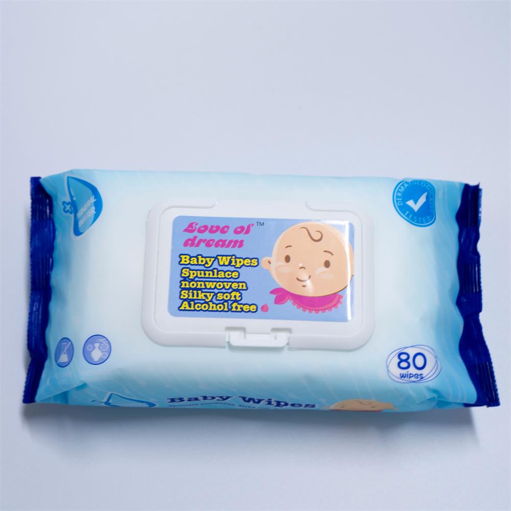 100% Alcohol Free Bamboo Biodegradable Baby Wet Wipes