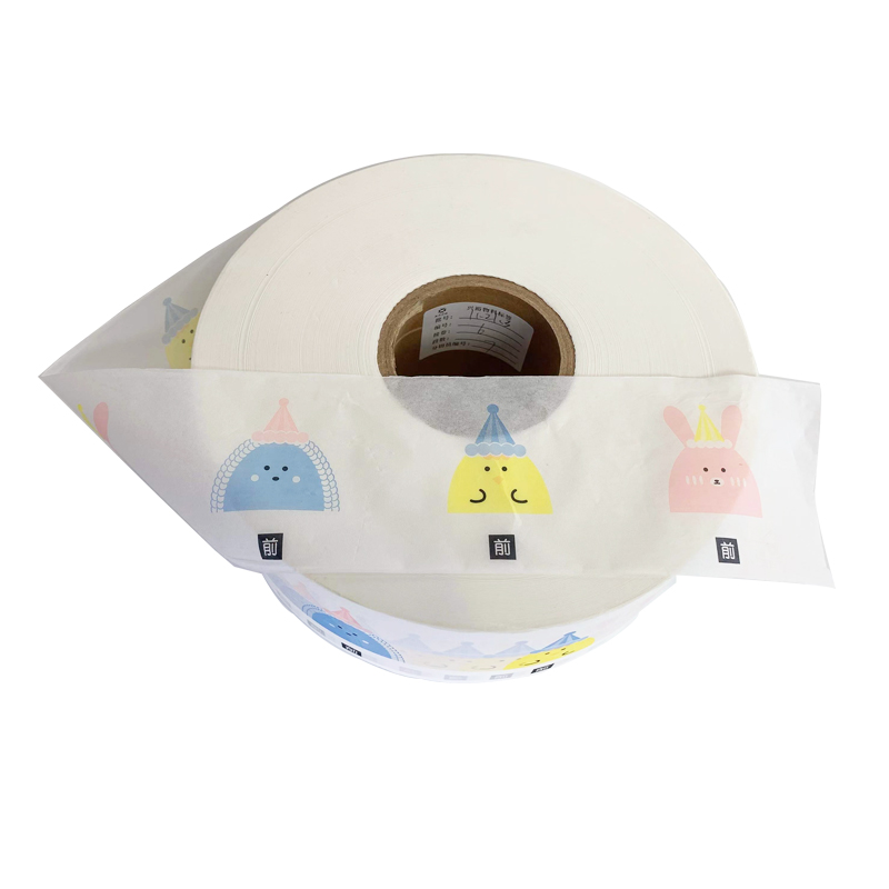90*90 Disposable Cartoon Tape Raw Materials Factory baby adult diaper
