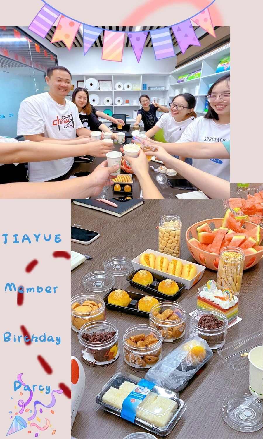 Bữa tiệc sinh nhật của thành viên Jiayue