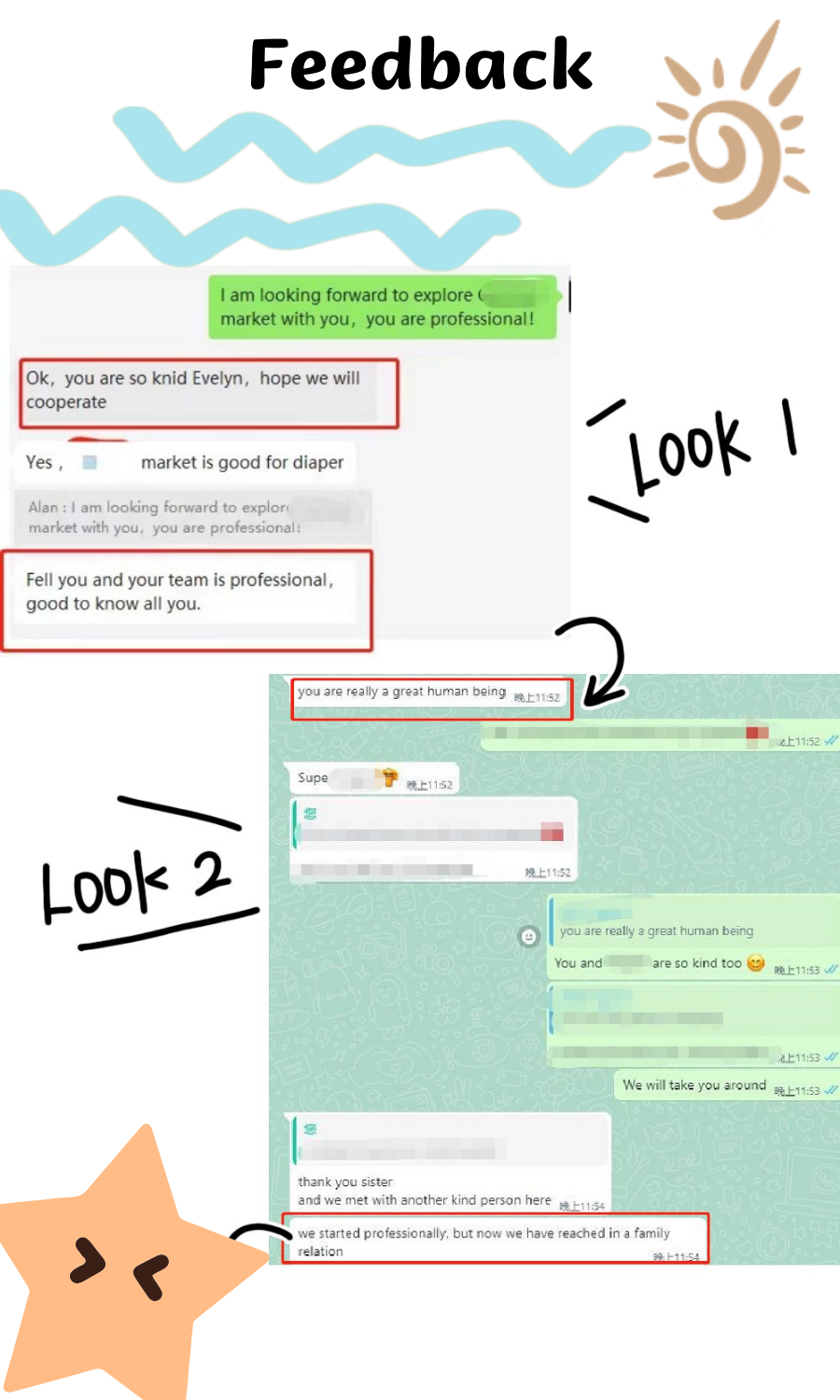 Positive customer feedback-Jiayue professional team