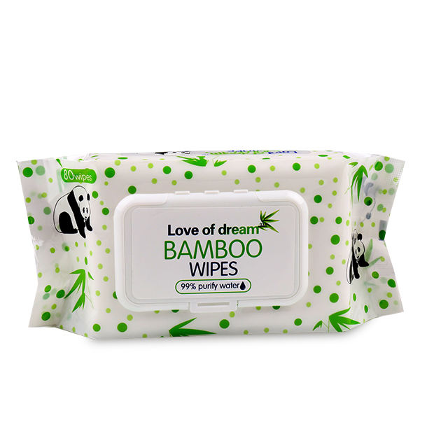 China Supplier Disposable 80pcs Baby Wet Wipes