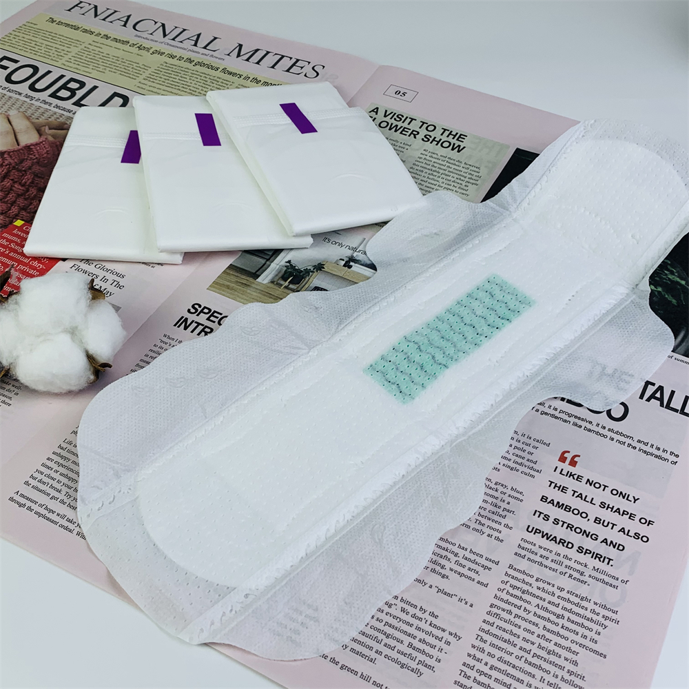 Disposable Cotton Negative Ion Sanitary Napkin Pad 420MM
