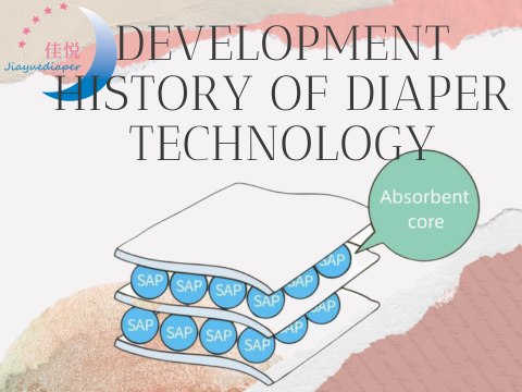 Development history of diaper technology
