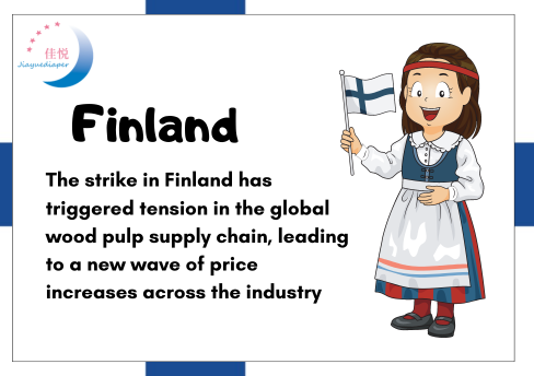 The strike in Finland has triggered tension in the global wood pulp supply chain, leading to a new wave of price increases across the industry