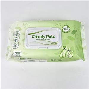 Non-Woven Pet Wet Wipes Biodegradable