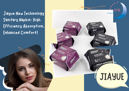 Serviette hygiénique Jiayue de nouvelle technologie : absorption à haute efficacité, confort amélioré !