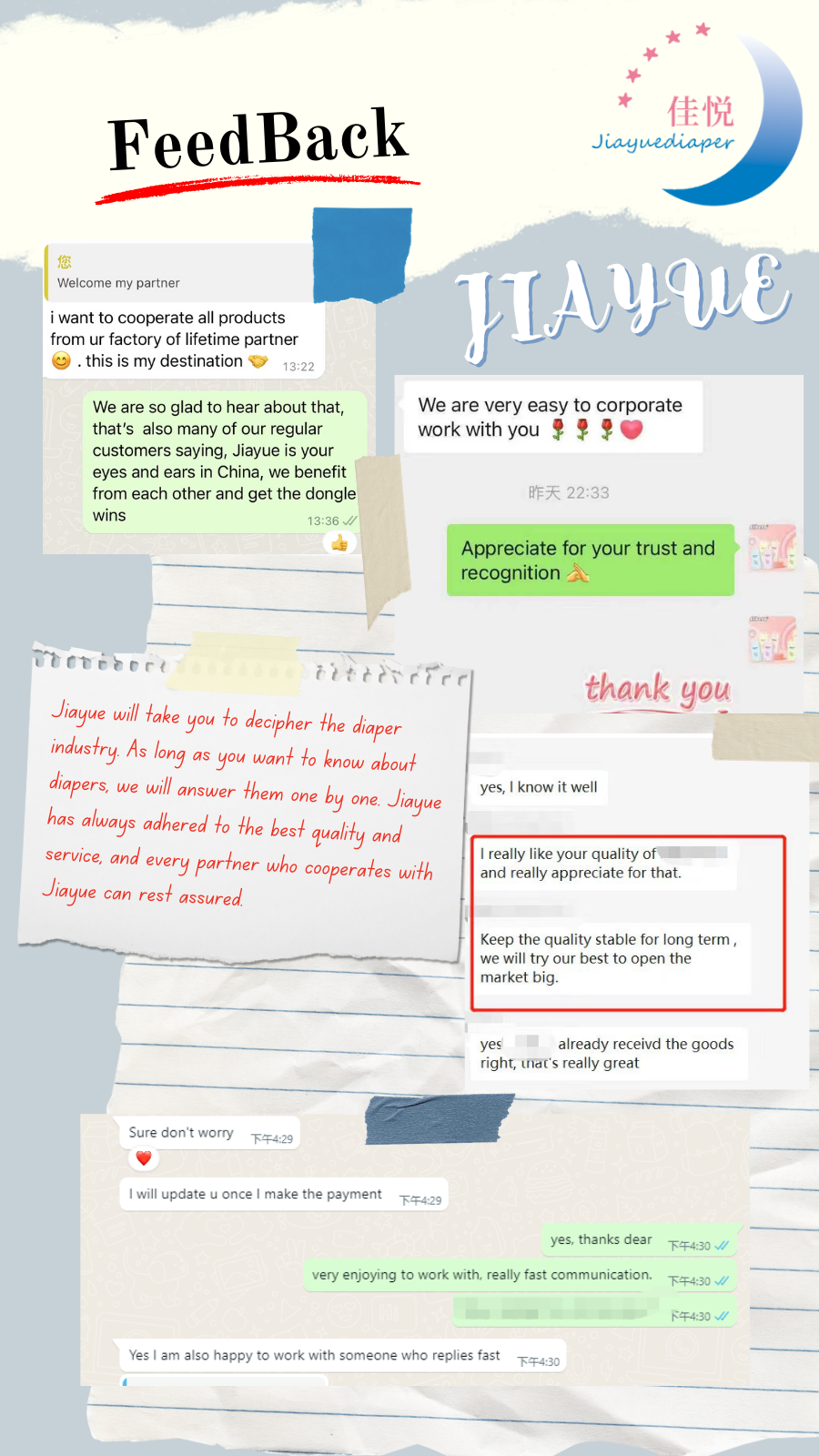 Customer Positive Feedback