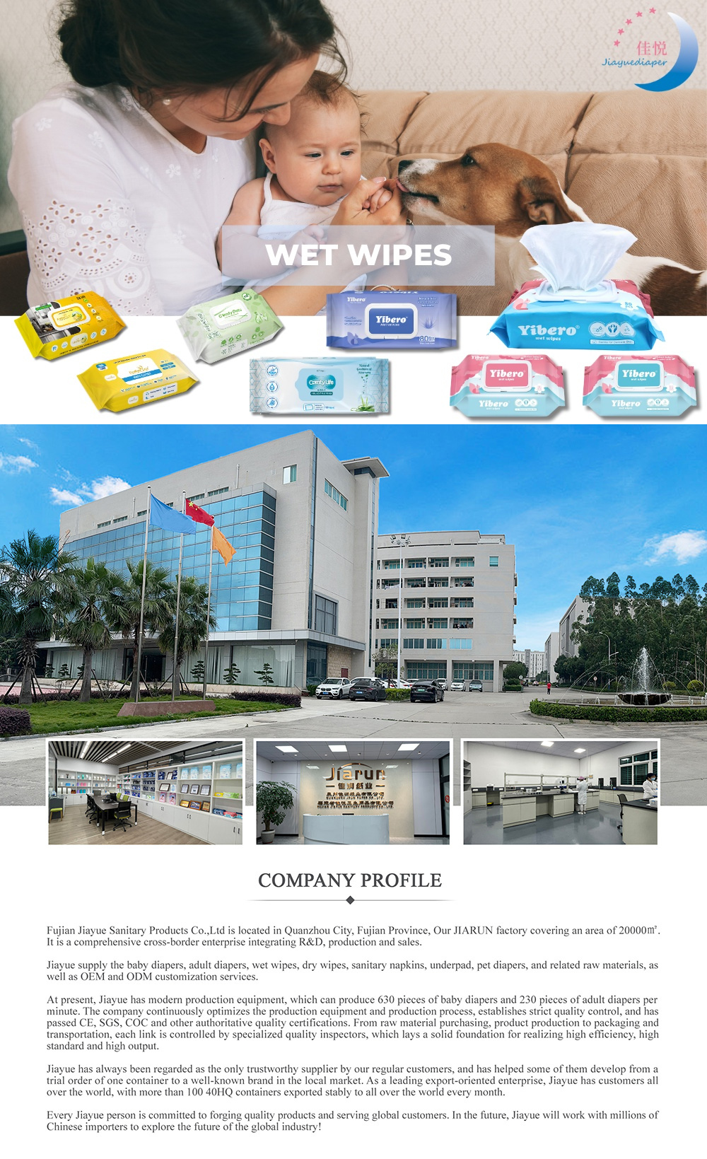 Factory Direct Sales wet wipes