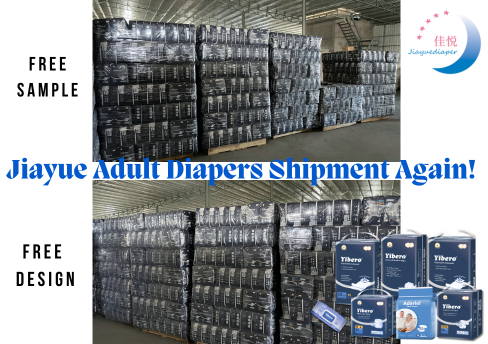 Expédition de couches pour adultes Jiayue à nouveau !