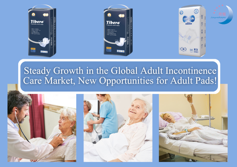 Thị trường chăm sóc chứng tiểu không tự chủ ở người lớn toàn cầu tăng trưởng ổn định, cơ hội mới cho băng vệ sinh dành cho người lớn!