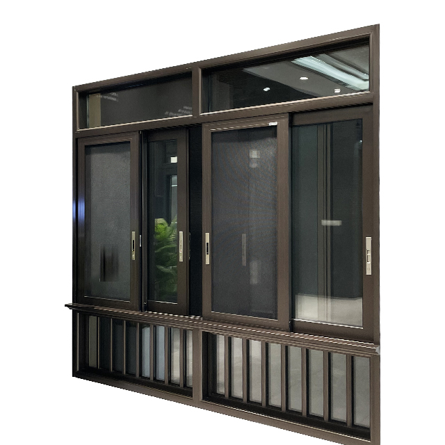 Aluminum Customized Sliding Window With Mesh Screen