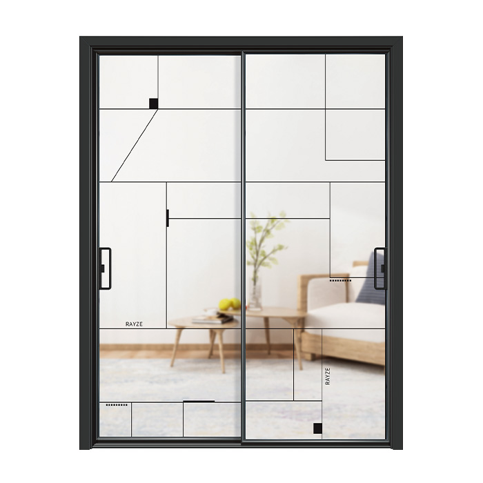 Sound Insulation Aluminium Sliding Door For Residence