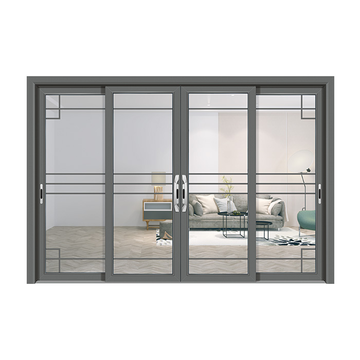 Bedroom Sliding Door With Retractable Flyscreen