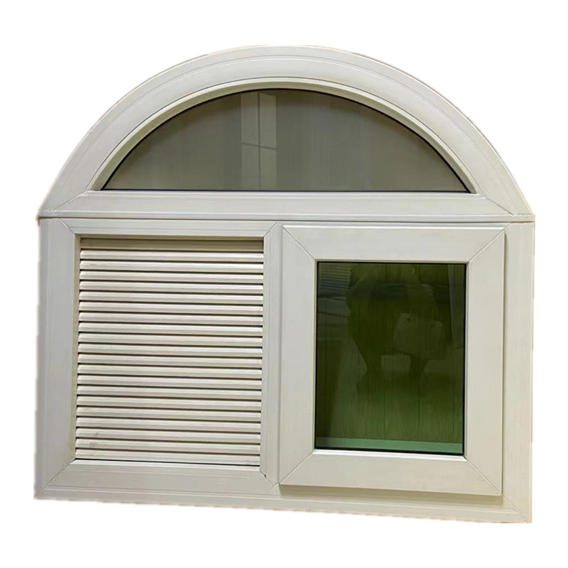 Arch Glass Fixed Window With Grille Design