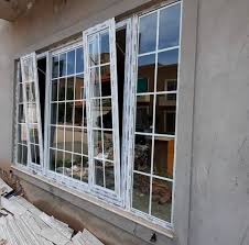 Double Glass PVC/UPVC Wooden Color Tilt Turn Window