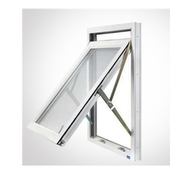Doppelglas-PVC/UPVC-Holzfarben-Kipp-Dreh-Fenster