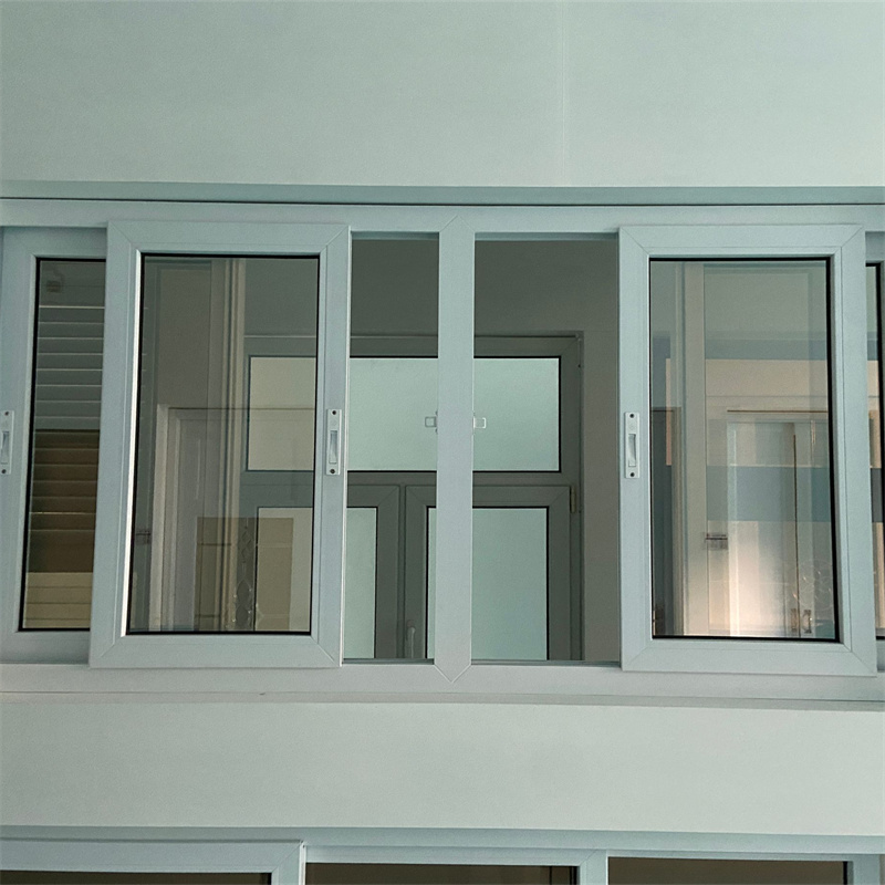 PVC Vinyl Windows With Blinds Inside The Glass