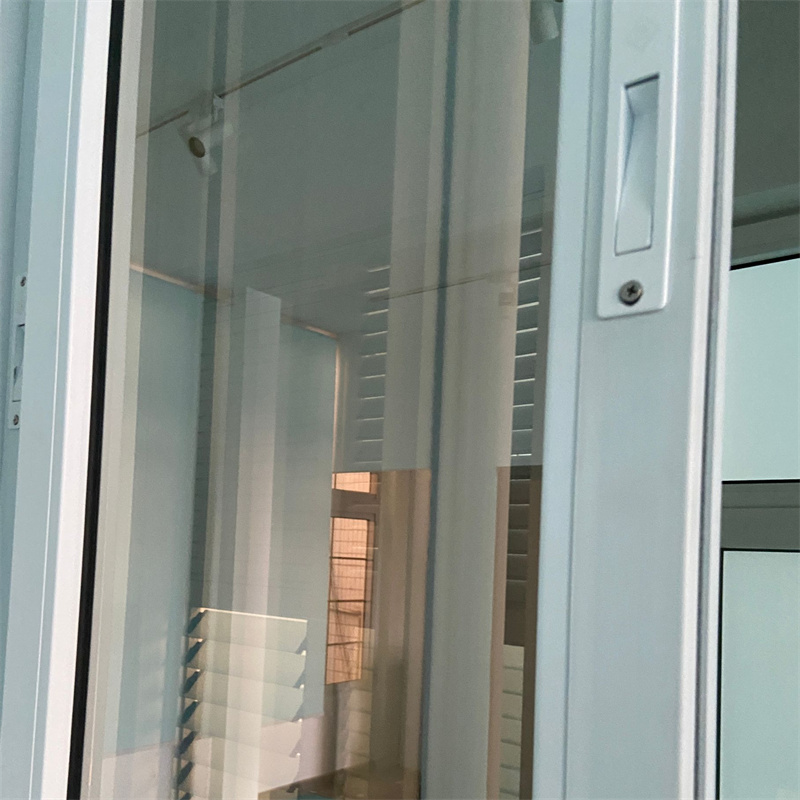 PVC Vinyl Windows With Blinds Inside The Glass