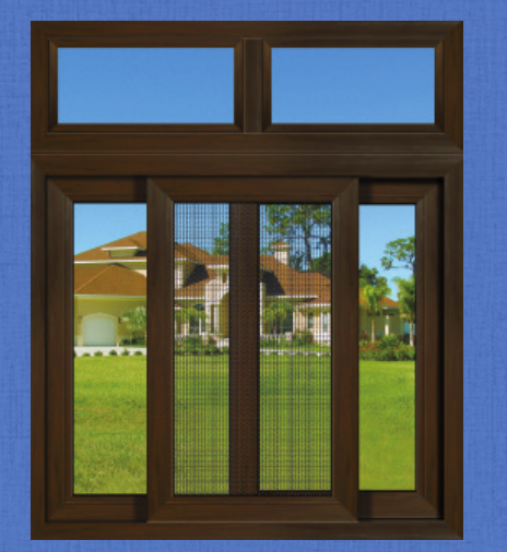 PVC Glass Window Grill Design For Modern House