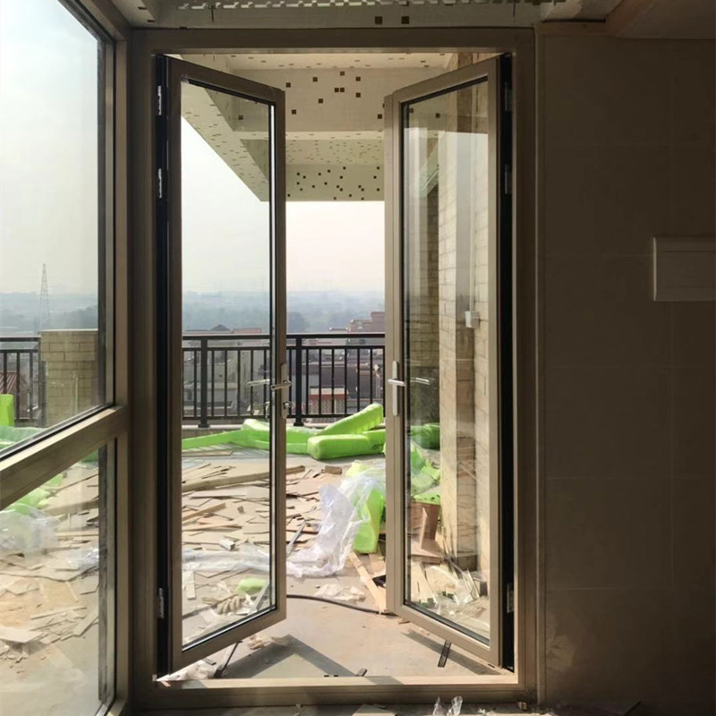 10 Years Warranty Commercial System Double Pane Doors