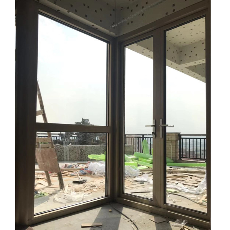 10 Years Warranty Commercial System Double Pane Doors