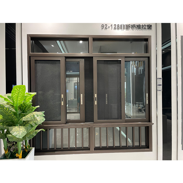 Aluminum Customized Sliding Window With Mesh Screen