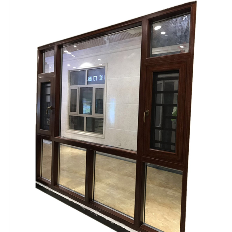 Powder Coating Customized Colour Casement Aluminuim Window