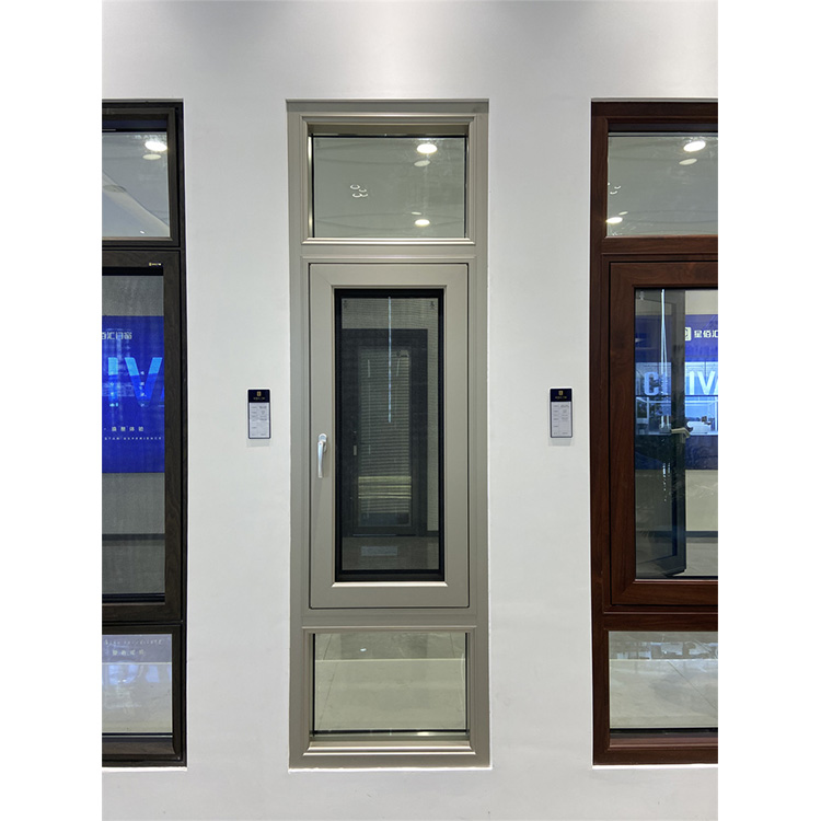 Power Coating Grey Double Glass Casement Window Manufacturers, Power Coating Grey Double Glass Casement Window Factory
