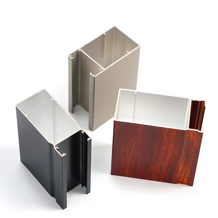 Wood Grain Aluminum Profile For Islands House Project