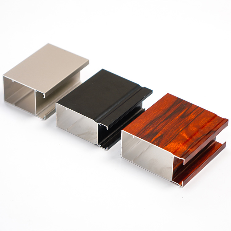 Wood Grain Aluminum Profile For Islands House Project