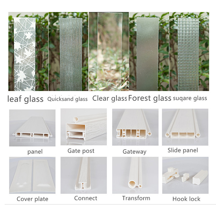 Patio PVC Soundproof Insulated Bi Folding Glass Door