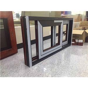 Tingkap Slaid PVC UPVC Berlapis Ganda