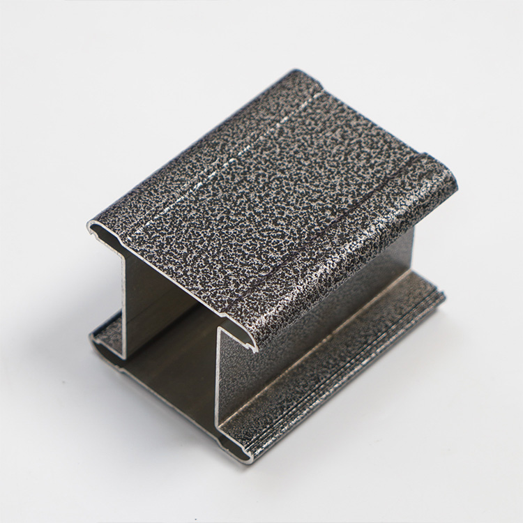 80 Series Aluminum Sliding Window Frame Double Track With Mosquito Screen Profile
