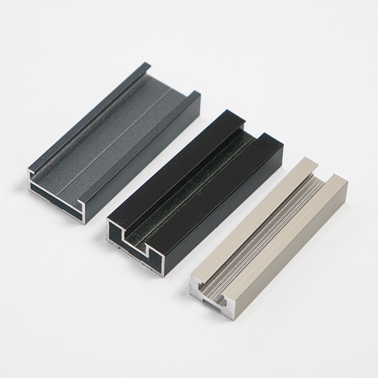 80 Series Aluminum Sliding Window Frame Double Track With Mosquito Screen Profile