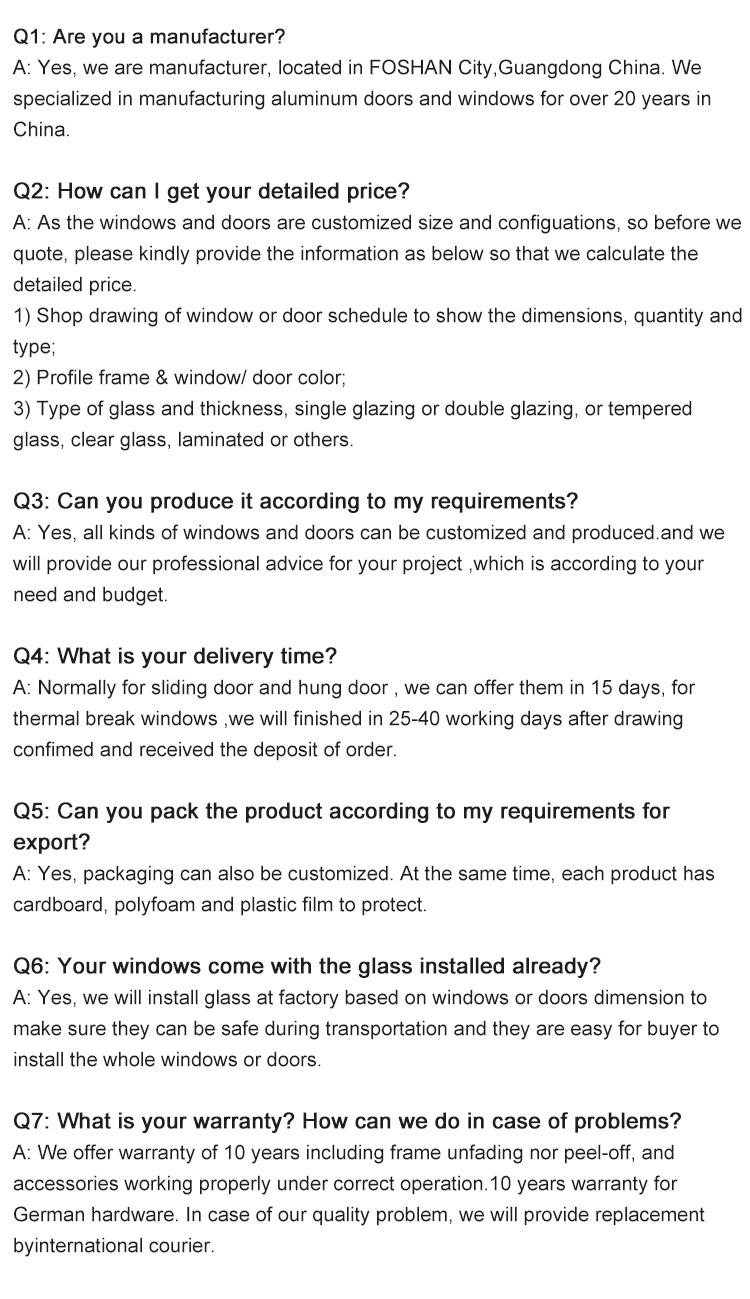 PVC Sliding Window