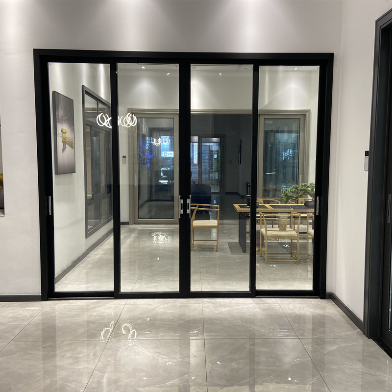 Slim Frame Clear 5mm Glass Stacking Glass Door For Sydney