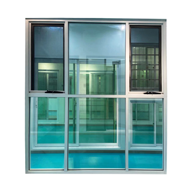 Hurricane Impact 110mm Frame Thermal Break Aluminum Low-E Glass Swing Window