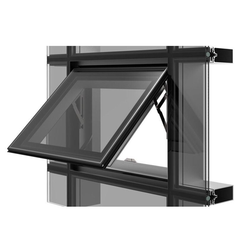 Double Glazed Cladding Exterior Facade Unitized Curtain Wall