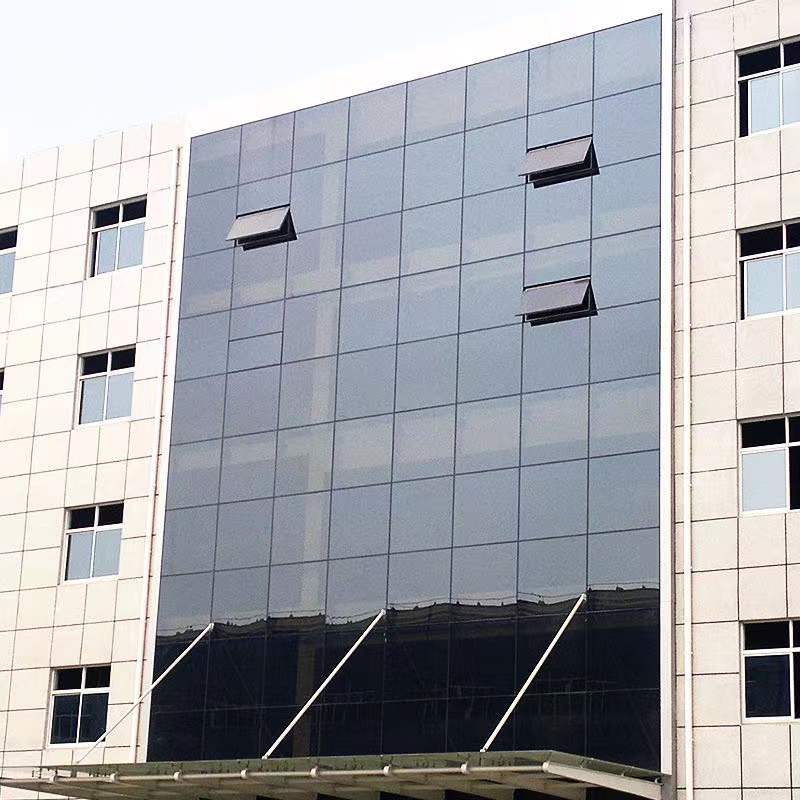 PVDF Coating Surface Customization Triple Glass Point Support And Cable Tension Curtain Wall Manufacturers, PVDF Coating Surface Customization Triple Glass Point Support And Cable Tension Curtain Wall Factory