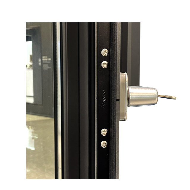 Muti-Cavity Heat Broken Aluminium Frame Double Glazed Iinvisible Water Drainage Casement System Window