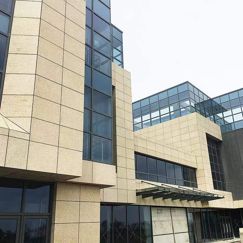 Hurricane Impact Hidden Frame Triple Laminated Glass Curtian Wall