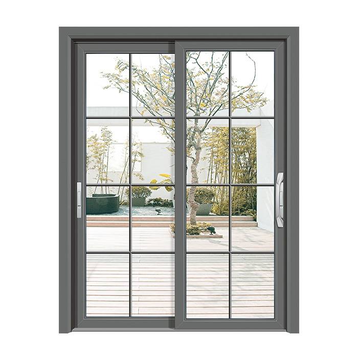 15 Lite Front Door Replacement With Grill Aluminum Stirp Sliding Door