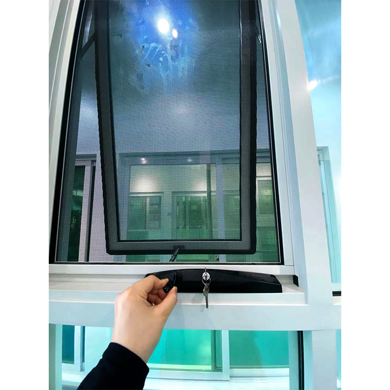 Hurricane Impact 110mm Frame Thermal Break Aluminum Low-E Glass Swing Window