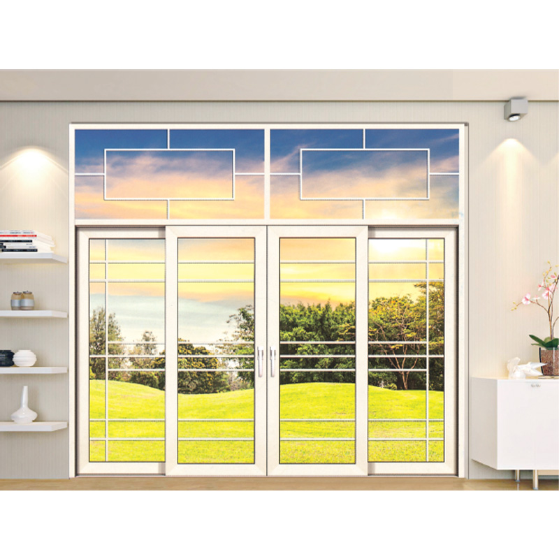 European Style PVC Grill Design Sliding Window
