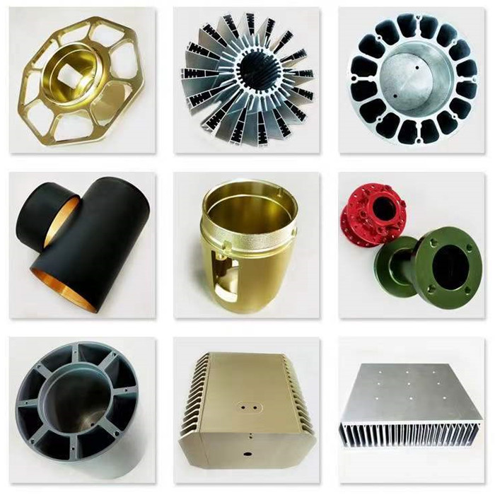 Powder Coating Anodized Electrophoresis Industrial Aluminium Extrusion Profile for Heat Sink