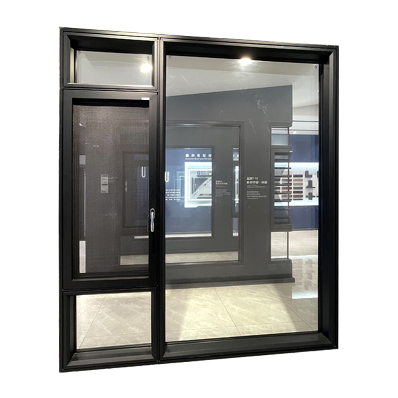 Double Color Casement Window With Crank